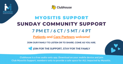 Myositis Support Sunday Clubhouse Session