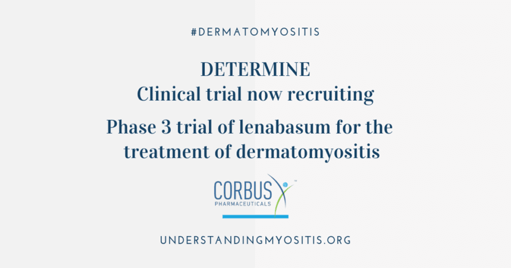 Phase 3 trial of lenabasum for Dermatomyositis now recruiting
