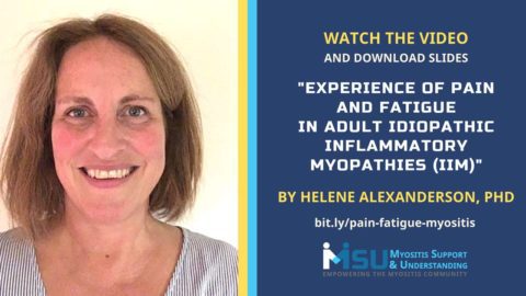 Experience of pain and fatigue in adult idiopathic inflammatory myopathies (IIM)