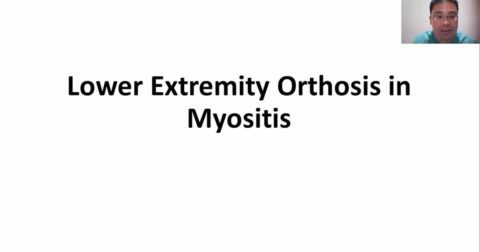 Orthotics and Myositis