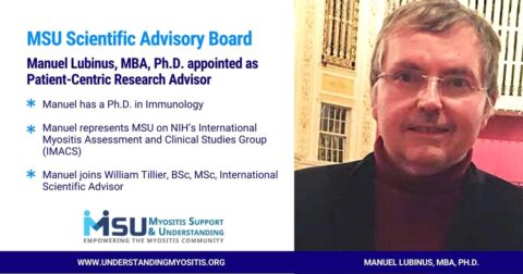 Manuel Lubinus, MBA, Ph.D. appointed as Patient-Centric Research Advisor