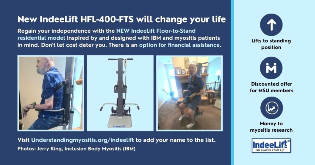 MSU, IndeeLift program, greater independence for myositis patients